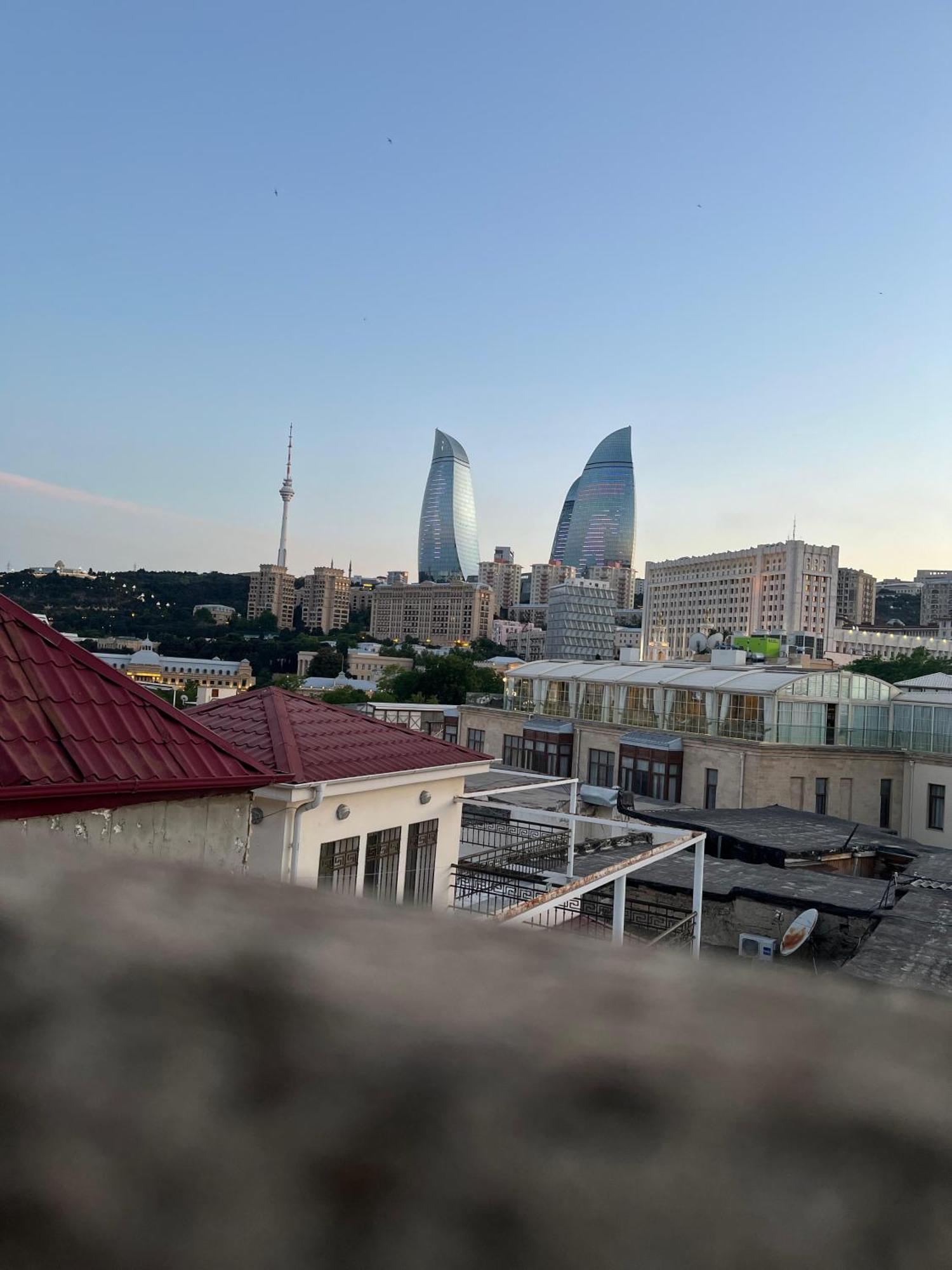 Cafe Terrace Hostel Baku Exterior foto